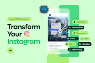 design a professional and cohesive instagram visual identity