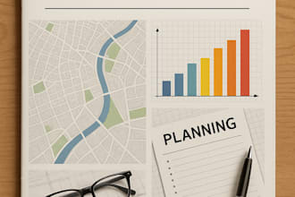 do quality urban planning research, analysis and report writing