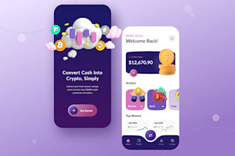 build a secure crypto wallet app fintech app money transfer app payment app