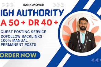 write and publish high da guest post, guest posting with seo dofollow backlinks