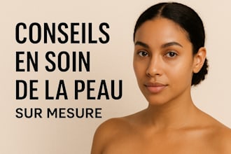 analyze your skin and design a custom skincare plan