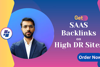 do saas backlinks from DR 80 plus sites with link insertions on saas blogs