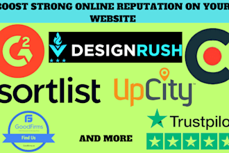 clutch management g2 designrush  goodfirms website reputation