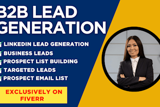 do lead generation by linkedin sales navigator and crunchbase pro