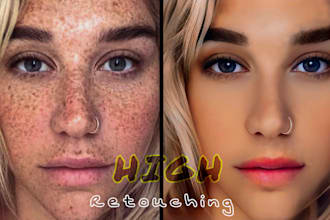 do high end photo retouching and editing