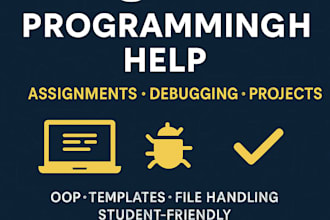 solve cpp programming tasks or debug your code