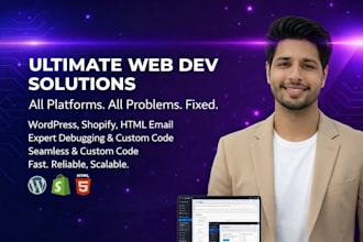 create websites and fix technical problems professionally