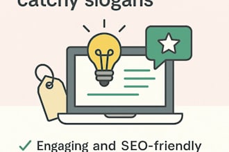 write product descriptions and catchy slogans
