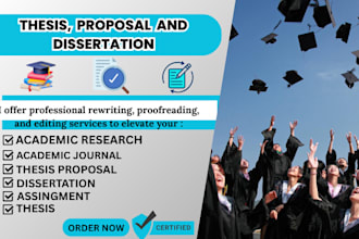 edit and proofread thesis, dissertation, essay, proposal and academic writing