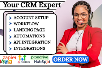 integrate barbour abi with pipedrive zoho hubspot salesforce with API or zapier