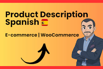 write SEO product descriptions in spanish for woocommerce