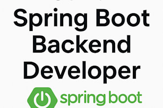 build robust rest apis and backend systems using java spring boot