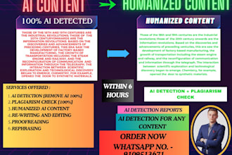 remove ai detection from report, any content within 6 hours