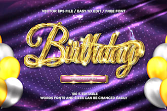 create luxury gold 3d text effect