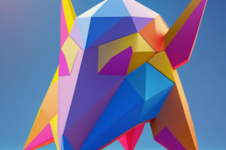 make a low poly model for your game
