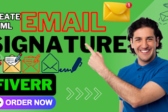 create clickable html email signature or email footer for gmail outlook or any
