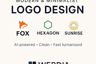 design a modern logo using ai and professional tools
