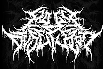 design your black, slamming, brutal, death metal logo
