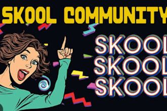 setup and build your skool community