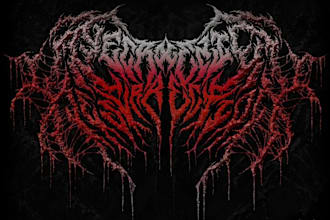 design a logo for metal bands, rock, death metal, grindcore, deathcore