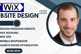 do wix website design, redesign wix website, wix online store