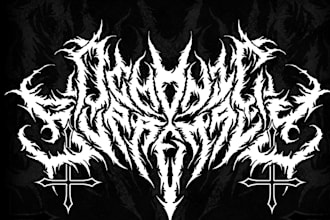design a brutal death metal logo in my unique style
