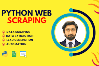 web scraping, website scraping, web scraper, in python