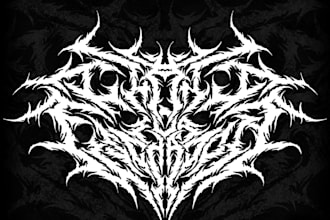 create amazing death metal font, black metal font