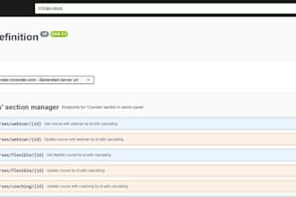 develop java, spring boot backend for web services