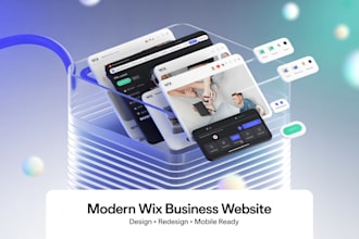 design wix or redesign a wix website design or wix online store