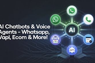 build custom ai chatbot developmet, marketing saas campaign, whatsapp automation