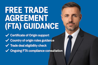 provide expert fta, hs, hts code, guidance for import, export compliance