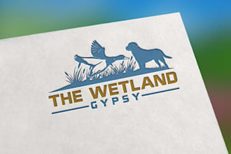 do creative duck hunting and gator tail mud boats logo
