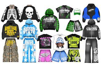 design tshirt, sweatsuit luxury streetwear clothing brand