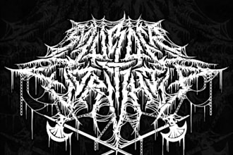 design your black, slamming, brutal, death metal band logo
