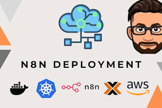 deploy and configure n8n on cloud or on prem infrastructure