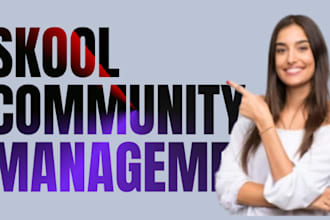 setup and build your skool community and management