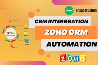 build and automate zoho CRM, analytics, forms , zoho creator