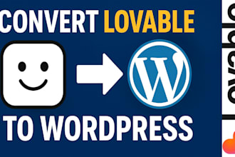 make lovable ai website to wordpress elementor website, lovable to wordpress