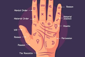answer your questions using palmistry