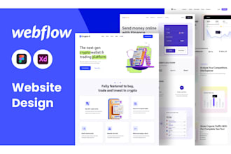 build webflow or framer website or landing page