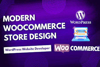 design develop and manage wordpress website responsive woocommerce store