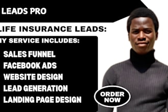 life lead insurance website for health insurance and life insurance leads