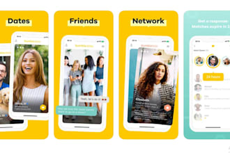 develop dating mobile app, online dating app, dating website, tinder, bumble