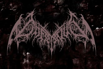 do amazing metal font and various font logo style