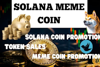do solana meme coin promotion, meme coin marketing, crypto twitter promotion