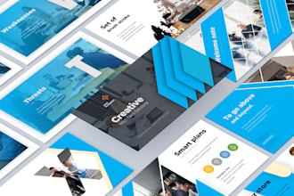 design a powerpoint presentation, pitch deck, google slides