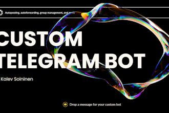 develop telegram bots for auto posting in groups