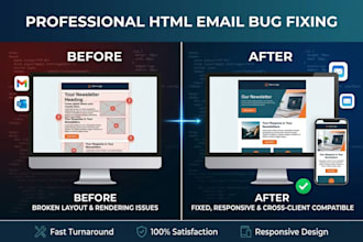 debug and fix html email template problems professionally
