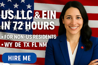 register your llc in wyoming, texas or nevada,  get ein